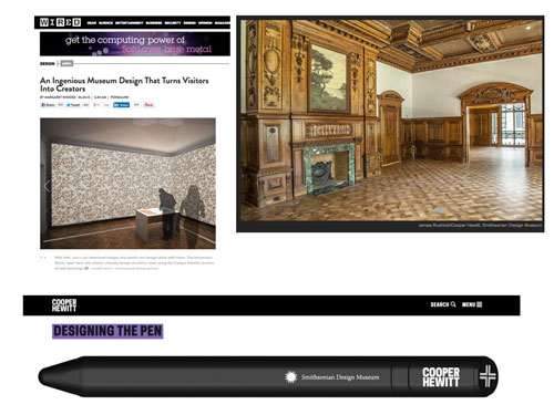 Screen grab of a Wired article about the Cooper Hewitt Pen.